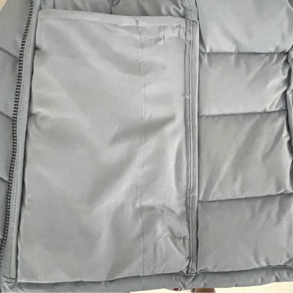 Calvin Klein Hooded Winter Puffer Coat Water Resistant Soft Luxury Women’s Large - Picture 15 of 17